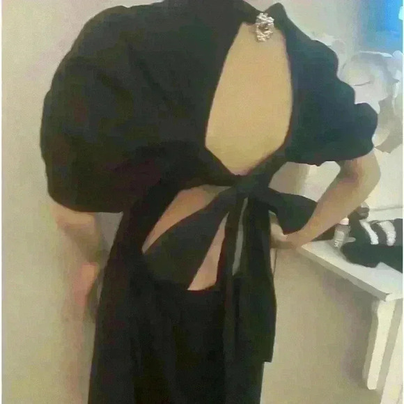 NWT sexy party cocktail for forever 21  backless dress size large - Picture 4 of 8